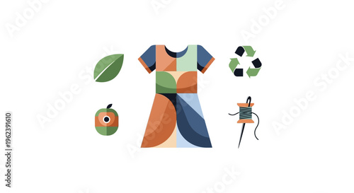 Eco-Friendly Sustainable Fashion Design and Production Icons