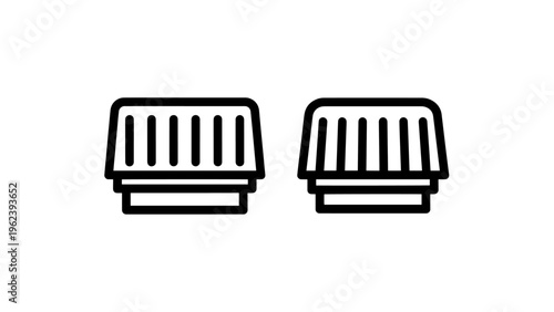 Two ventilation grille icons