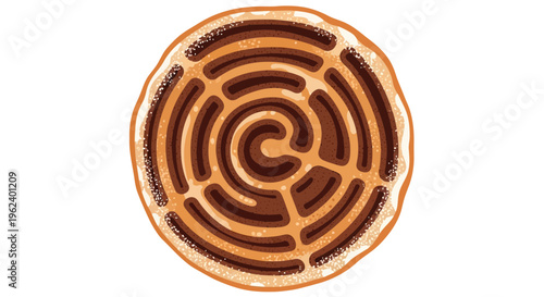 A delicious chocolate-filled pastry on a plate, showcasing Food, Dessert, Cake, Pastry, and Chocolate.