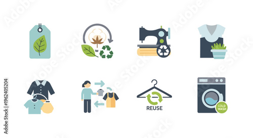 Sustainable Fashion and Textile Icons: Eco-Friendly Production, Reuse, Recycling & Care