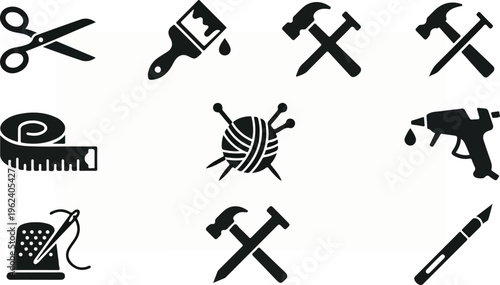 Crafting and DIY Tools - A Collection of Essential Equipment.