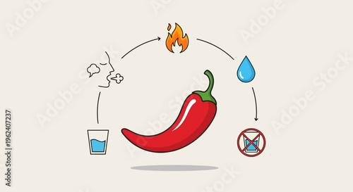 Red hot chili pepper spice.