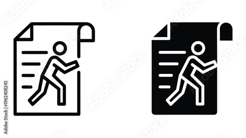 Contrasting directions for entering and exiting an escalator in public spaces