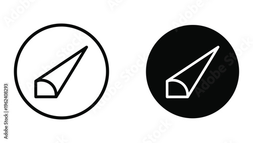 Contrasting checkmark icons on white and black circular backgrounds
