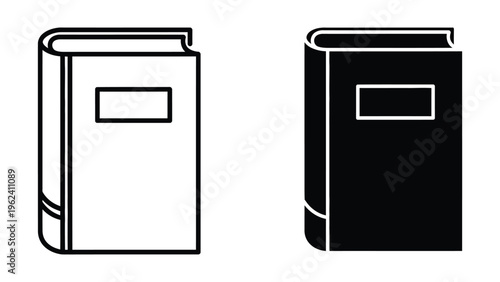 Contrast between a white notebook and a black notebook with similar designs