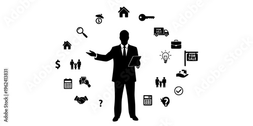 Real Estate Agent Icon