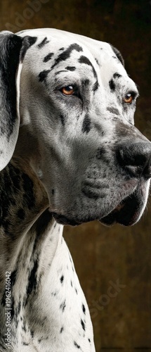 Majestic great dane showcasing elegance and grace