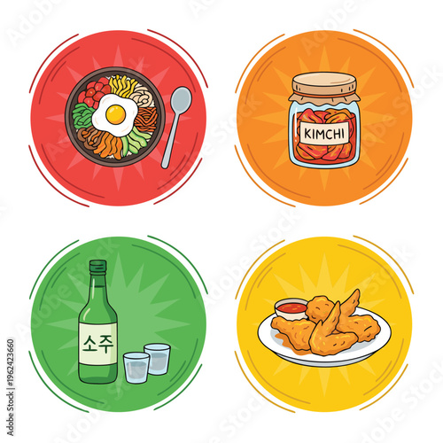 Korean Food and Drink Collection.