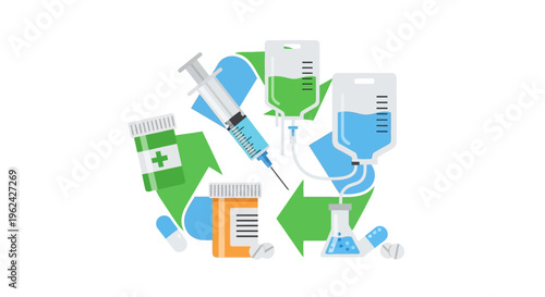 Sustainable Healthcare: Medical Waste Management & Pharmaceutical Recycling Cycle