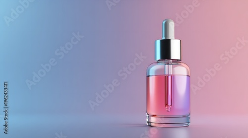 A luxury glass bottle of pink nail polish and a spray perfume container with aromatic liquid are isolated on a white background for a fashion and beauty cosmetics display