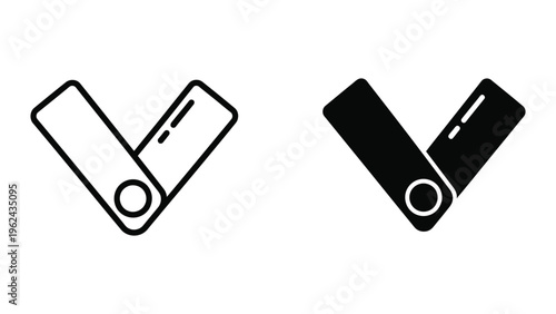 Comparison of a standard and stylus-equipped smartphone interface design.