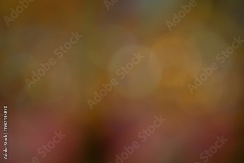 Colorful Warm Bokeh Lights with Orange and Red Abstract Glow