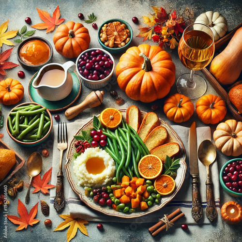 thanksgiving table setting