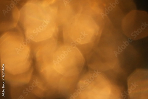 Rich Golden Bokeh Texture Background with Dense Warm Light Pattern