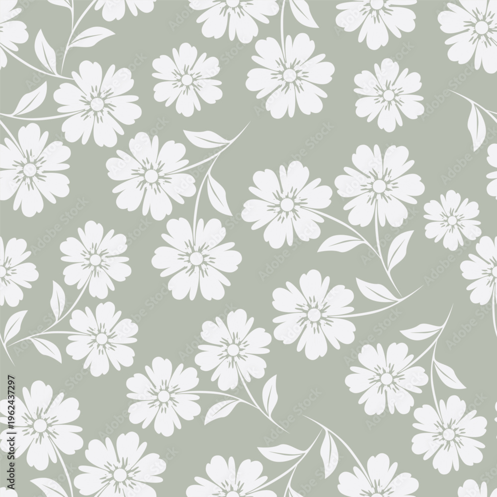 Fototapeta premium seamless floral pattern
