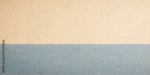 Vintage blue and brown aged parchment paper texture with a rough grunge pattern on a blank antique cardboard surface for a seamless design background