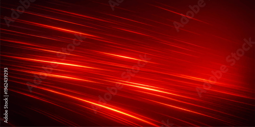 A vibrant red abstract background loop featuring glowing lines and a wave pattern creates a dynamic energy motion design with a bright light texture for an artistic technology wallpaper backdrop