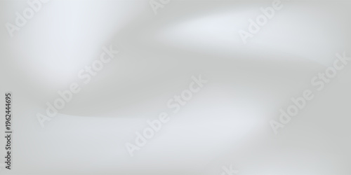 Light matte rippled surface. Plastic glass. Frosted winter window glass. White gray gradient transparent background. Panoramic realistic Vector illustration