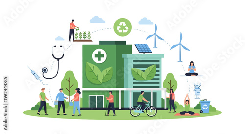 Green City Life: Sustainable Community Health, Eco-Friendly Living & Wellness with Renewable Energy