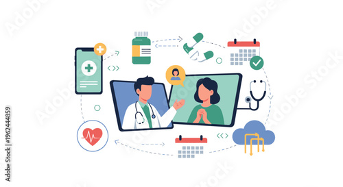 Telehealth and Remote Patient Care Ecosystem with Online Doctor Consultation and Digital Health Services