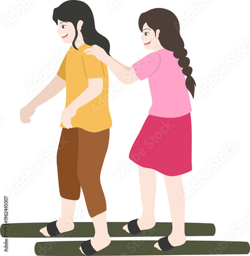 traditional sport balap bakiak