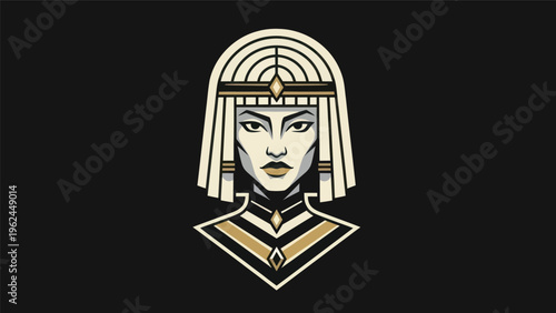 Stylized portrait of a noble person