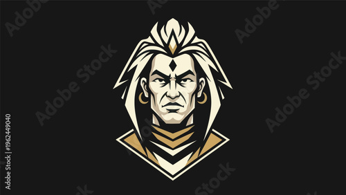 Stylized portrait of a noble personage