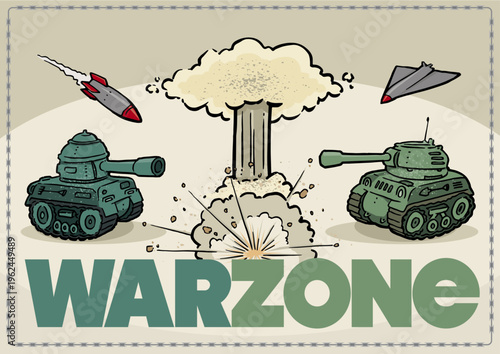 WARZONE, illustrations de guerre