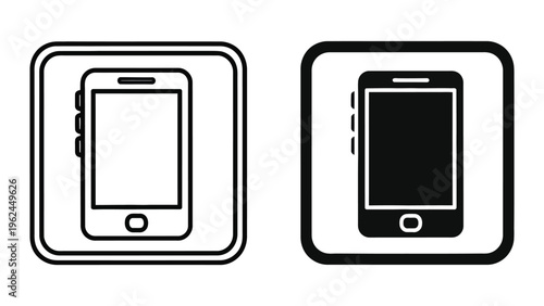 Comparison of smartphone cases with and without a screen protector on a tablet display