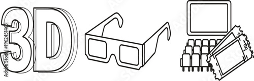 music notes with 3d pojokter