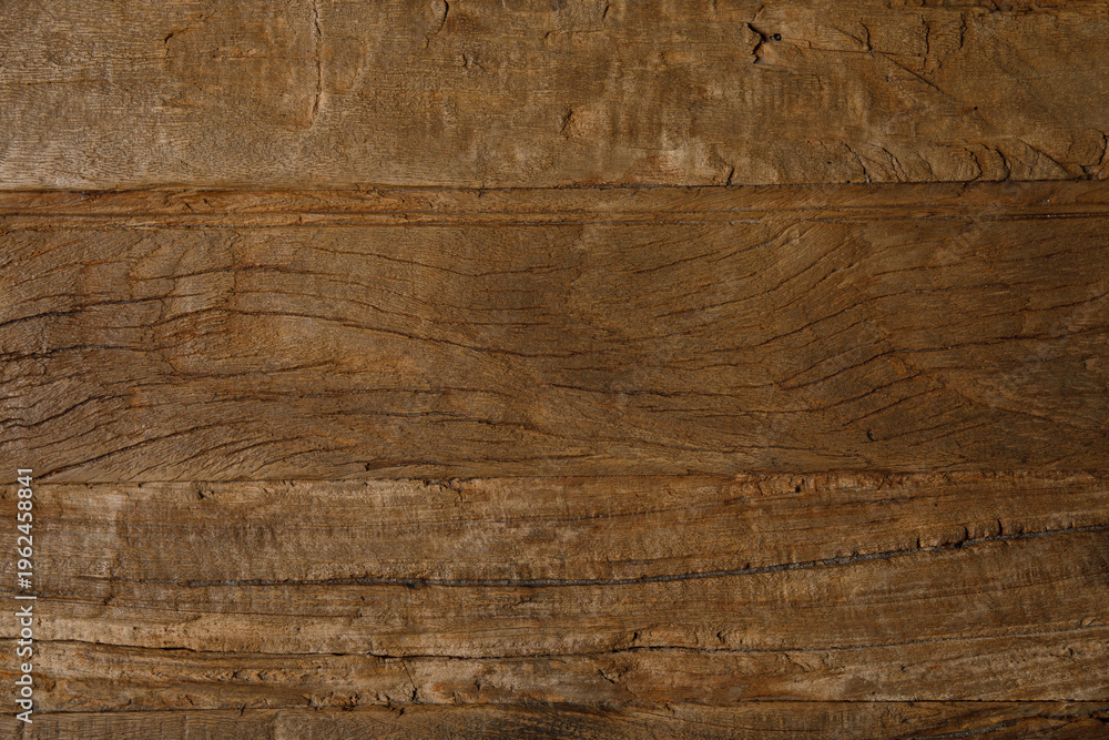Fototapeta premium Wooden background surface. Natural wood with grains texture.