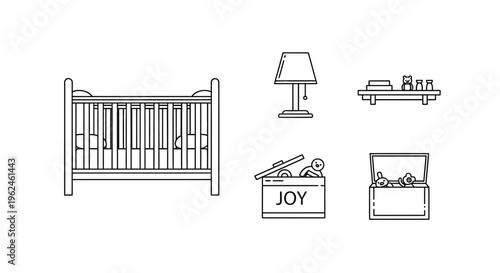 Baby Crib and Nursery Furniture.