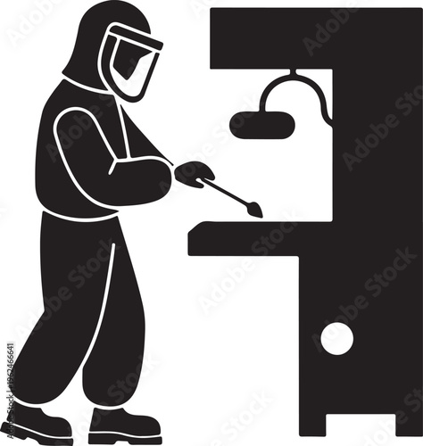 Biosafety cabinet UV surface validation