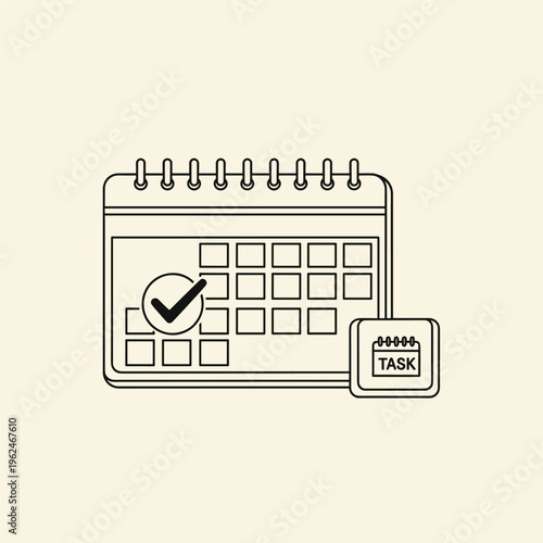 Simple Calendar With Task List.