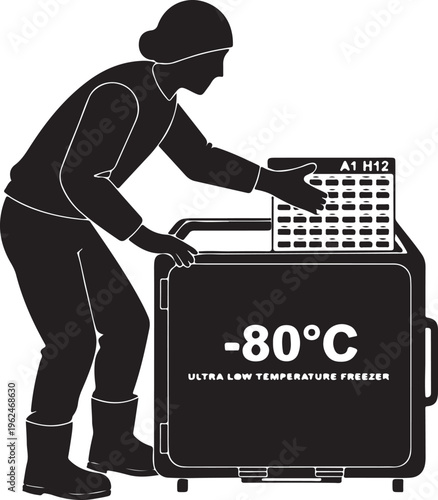 Ultra-low temperature rack organization