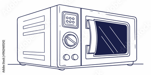 A sleek and modern stainless steel microwave oven with digital controls.