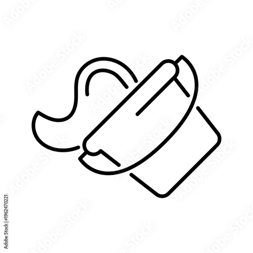 Pouring water icon. Events and water festival line symbol. Black and white.