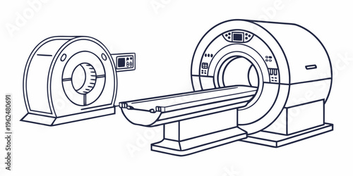 Advanced medical imaging equipment used in diagnostic procedures and research.