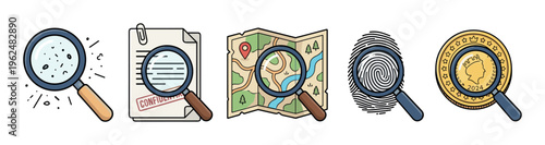Magnifying glasses are essential tools for detailed examination, revealing hidden information across diverse fields like science, law, geography, forensics, and finance.