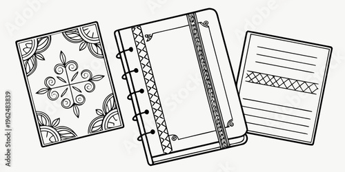 A collection of vintage playing cards, a deck of cards, and a scorecard.