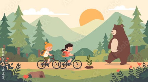 A stylized illustration of dark green plant silhouettes against a muted background, evoking a sense of serenity and connection to nature.