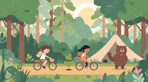 A calming illustration of green leaves in various shades, perfect for designs that require a natural and soothing aesthetic.