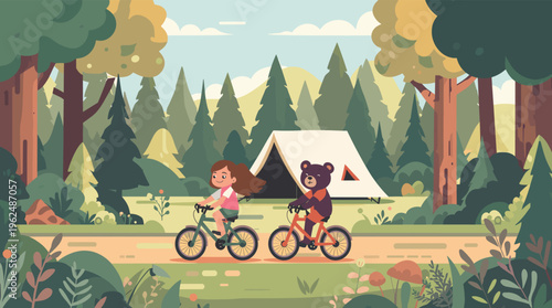 A calming abstract illustration of green leaves and plants in a modern artistic style, evoking a sense of serenity and connection to nature.