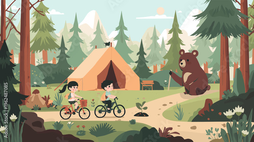 A serene illustration of green plants and white flowers, evoking a sense of natural beauty and tranquility, perfect for use in designs related to natu