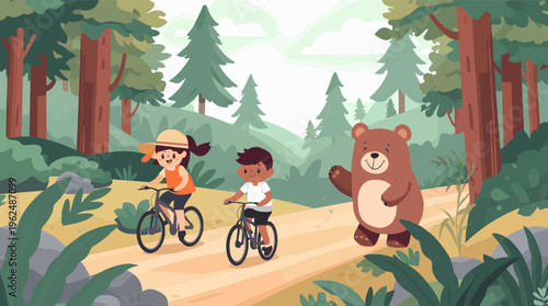 A serene and stylized desert landscape illustration with abstract shapes and muted colors, evoking a sense of calmness and tranquility.