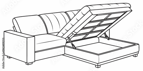 A comfortable sofa bed with a mattress that can be pulled out for extra sleeping space.