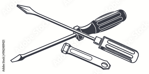 A collection of tools including a screwdriver, pliers, and a wrench.