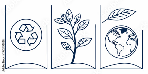 Visual representation of sustainability and environmental awareness concepts