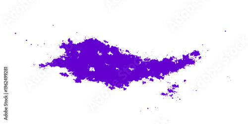 Purple splash on black background vector illustration