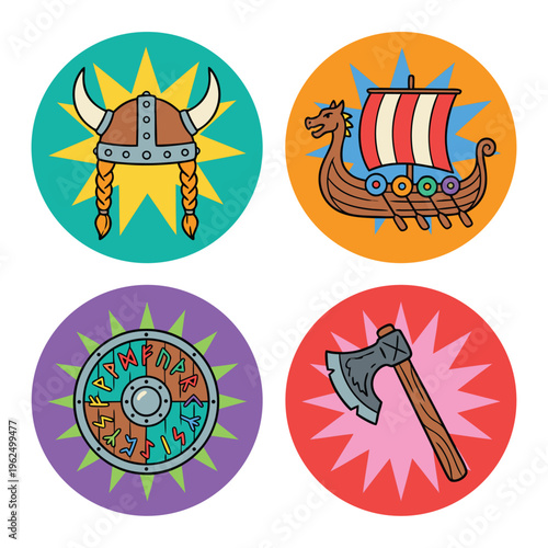 Viking Symbols Collection.